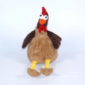 Plush Small Farm Cock Key Ring